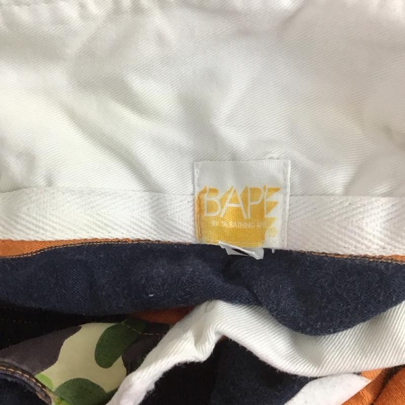 ベイプ BAPE ポロシャツ 半袖 半袖ポロシャツ カラーシャツカットソー 半袖カットソー XL ボーダー柄 マルチカラー / マルチカラー /  メンズ USED 古着 中古 10112084