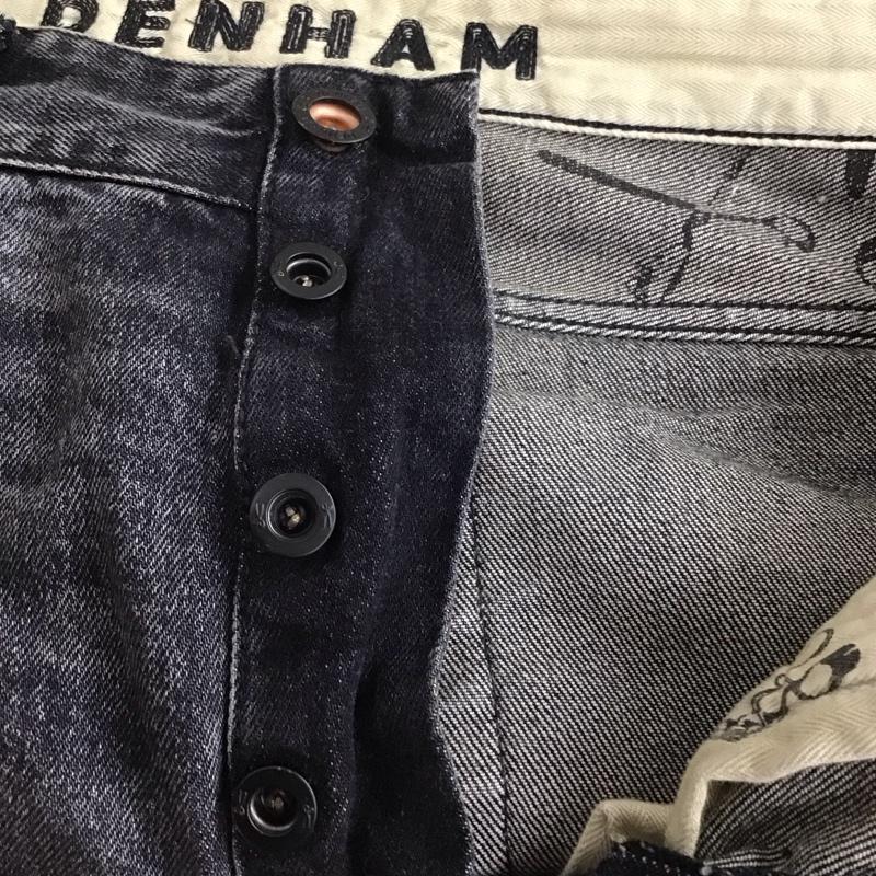デンハム DENHAM パンツ デニム、ジーンズ デニムパンツ スリムパンツ カジュアルパンツ ストレッチパンツ 無地 黒 / ブラック / メンズ USED 古着 中古 10130042