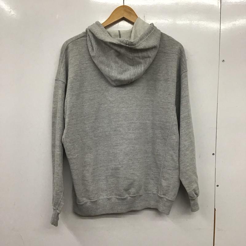 チャンピオン Champion パーカー 長袖 長袖パーカー プルオーバーパーカー スウェット L プリント 灰 / グレー / メンズ USED 古着 中古 10138214