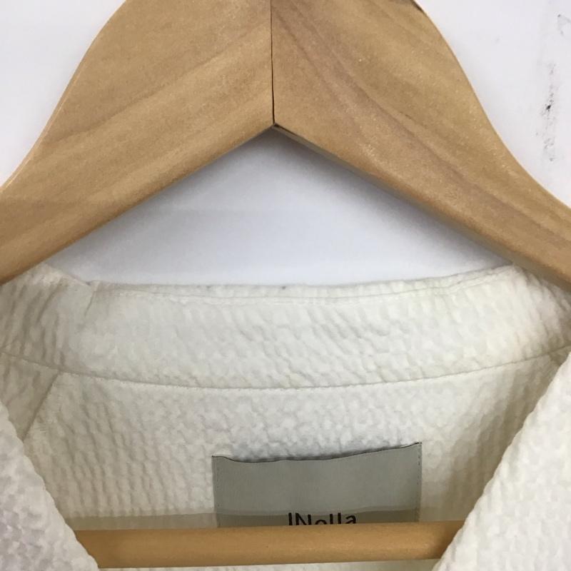 イネラ INella シャツ、ブラウス 長袖 FREE 無地 白 / ホワイト / レディース USED 古着 中古 10138009