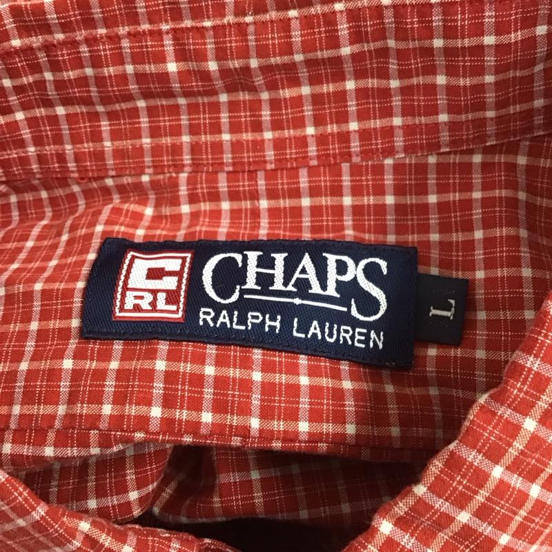 チャップスラルフローレン CHAPSRALPHLAUREN シャツ、ブラウス 長袖 長袖シャツ カラーシャツ ポケットシャツ 長袖カットソー チェックシャツ L チェック マルチカラー / マルチカラー /  メンズ USED 古着 中古 10112490