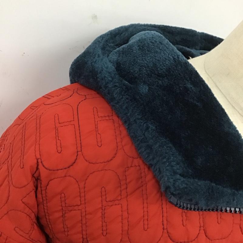 アグ UGG ジャケット、上着 ジャケット、ブレザー 1119483 Kairo Faux Fur Jacket リバーシブルジャケット M ロゴ、文字 青 / ブルー / X 赤 / レッド / X 黒 / ブラック / メンズ USED 古着 中古 10111851