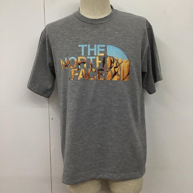 ザノースフェイス THE NORTH FACE Tシャツ 半袖 NT31902Z 半袖Tシャツ プリントTシャツ 半袖カットソー M プリント 灰 / グレー /  メンズ USED 古着 中古 10109827