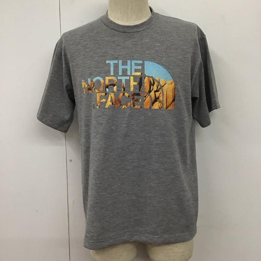 ザノースフェイス THE NORTH FACE Tシャツ 半袖 NT31902Z 半袖Tシャツ プリントTシャツ 半袖カットソー M プリント 灰 / グレー /  メンズ USED 古着 中古 10109827