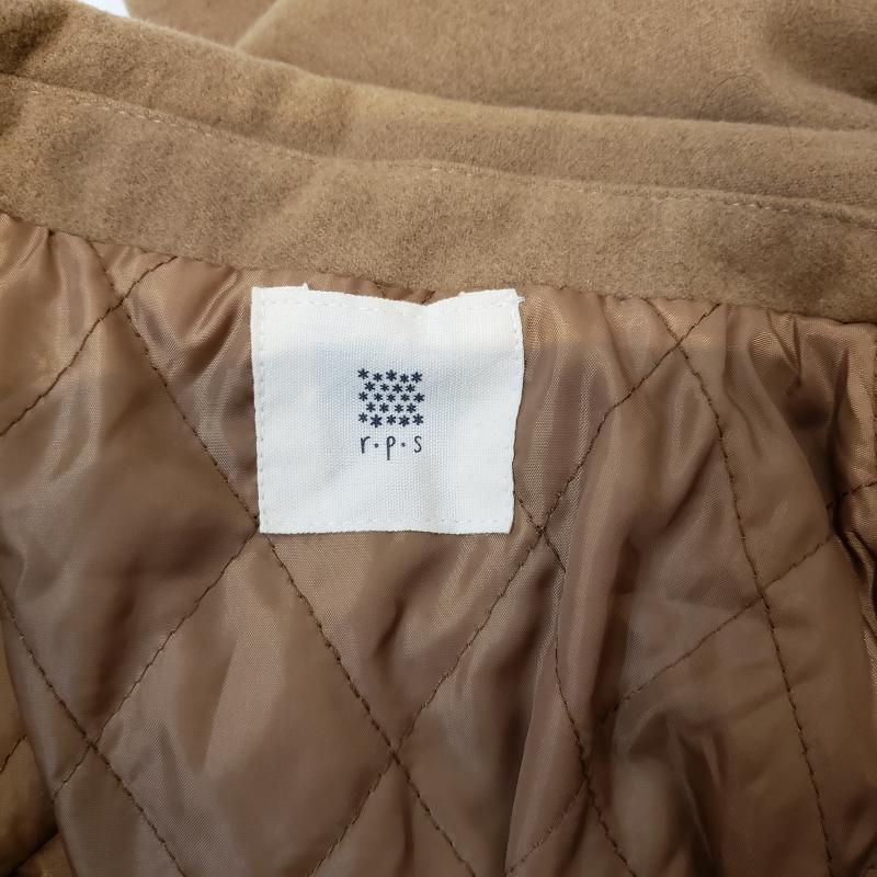 アールピーエス r.p.s コート コート一般 M 無地 茶 / ブラウン / レディース USED 古着 中古 10013123