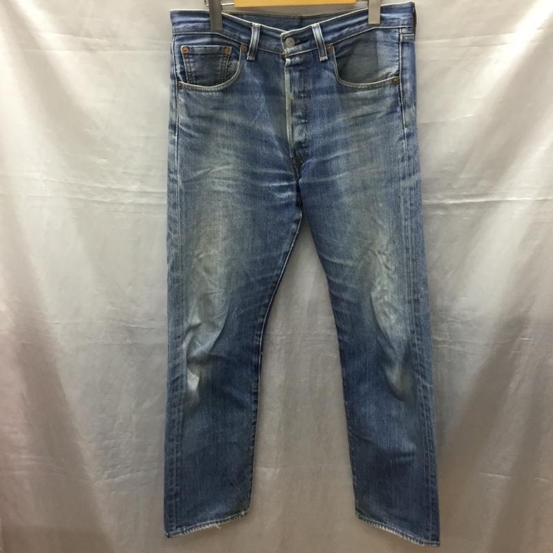 リーバイストラウスアンドコー Levi Strauss & co. パンツ デニム、ジーンズ デニムパンツ ストレートパンツ ワイドパンツ カジュアルパンツ 33インチ 無地 インディゴ / インディゴ /  メンズ USED 古着 中古 10122384