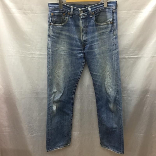 リーバイストラウスアンドコー Levi Strauss & co. パンツ デニム、ジーンズ デニムパンツ ストレートパンツ ワイドパンツ カジュアルパンツ 33インチ 無地 インディゴ / インディゴ /  メンズ USED 古着 中古 10122384