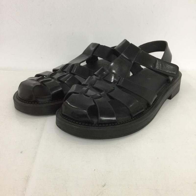 ザラ ZARA サンダル サンダル 3504 710 040 グルカサンダル EU38 無地 黒 / ブラック / レディース USED 古着 中古 10133188