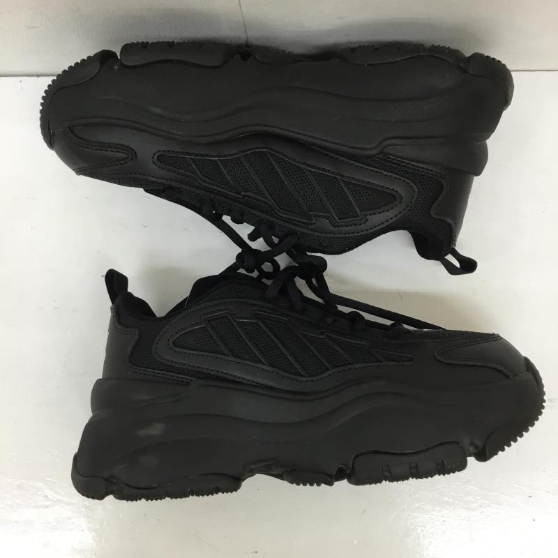 アディダス adidas スニーカー スニーカー オズガイア IG6045 23.5cm ロゴ、文字 黒 / ブラック / レディース USED 古着 中古 10133783