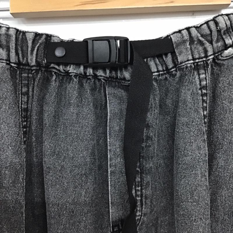 ニコアンド niko and... スカート ロングスカート L 無地 黒 / ブラック / レディース USED 古着 中古 10137169