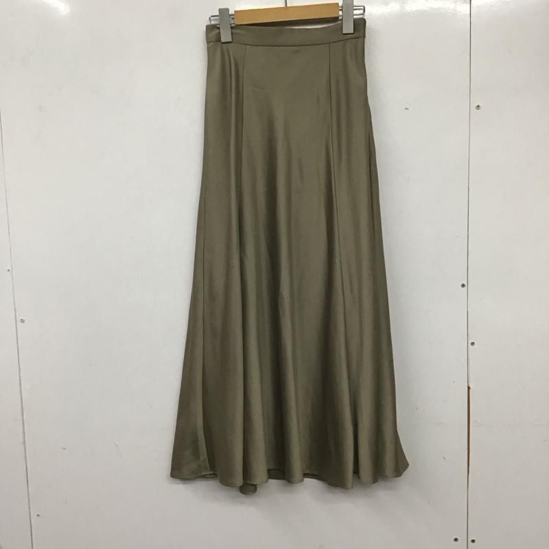 アズールバイマウジー AZUL BY MOUSSY スカート ロングスカート 250ESZ31-377C SATINNARROWSKIRT ロングスカート フレアスカート S 無地 灰 / グレー / レディース USED 古着 中古 10136052