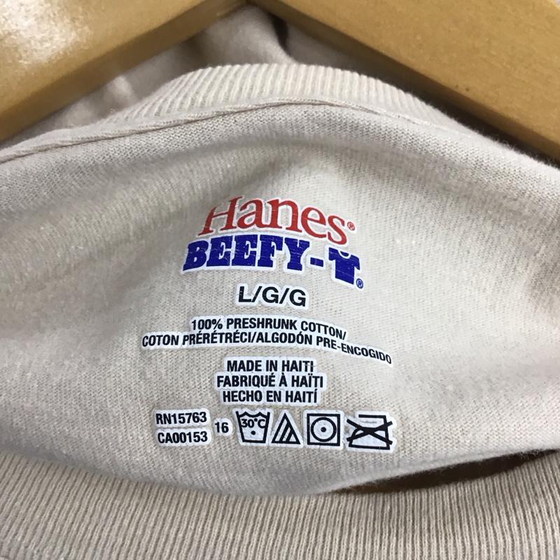 スラッシャー THRASHER カットソー 長袖 長袖カットソー プリントカットソー クルーネック L ロゴ、文字 ベージュ / ベージュ / メンズ USED 古着 中古 10137164