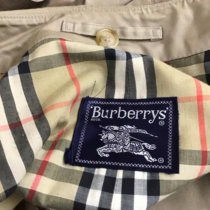 バーバリーズ BURBERRYS コート コート一般 ロングコート カラーロングジャケット カジュアルジャケット アウター 44 無地 ベージュ / ベージュ / メンズ USED 古着 中古 10112064