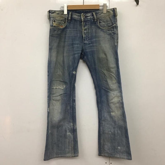 ディーゼル DIESEL パンツ デニム、ジーンズ デニムパンツ スリムパンツ ストレッチパンツ ジーンズ 31インチ 無地 インディゴ / インディゴ /  メンズ USED 古着 中古 10124373