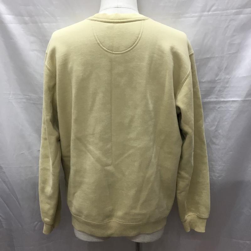 チャンピオン Champion トレーナー 長袖 2018AW Champion 3DMetallicCrewneck 3Dメタリッククルーネックスウェット コラボ M ロゴ、文字 ベージュ / ベージュ /  メンズ USED 古着 中古 10118636