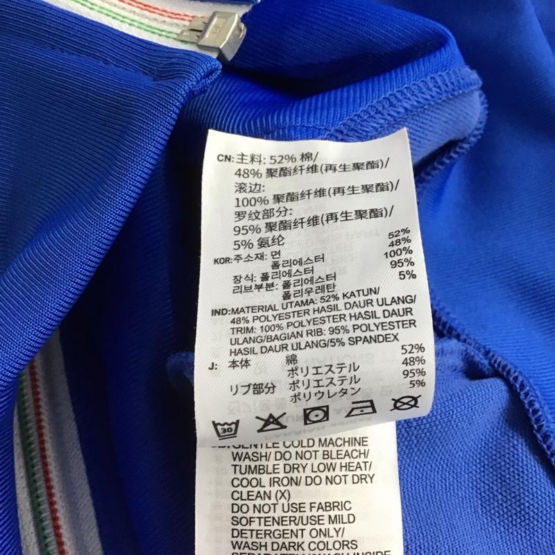 アディダス adidas ジャケット、上着 ジャンパー、ブルゾン hk7411 ネイションズトラックトップ ジャージ ロゴ、文字 青 / ブルー / メンズ USED 古着 中古 10148975