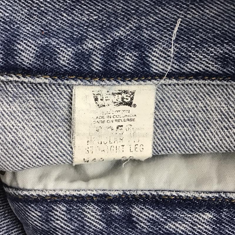 リーバイス Levi s パンツ デニム、ジーンズ 2001年製 コロンビア製 40インチ 無地 インディゴ / インディゴ /  メンズ USED 古着 中古 10123504