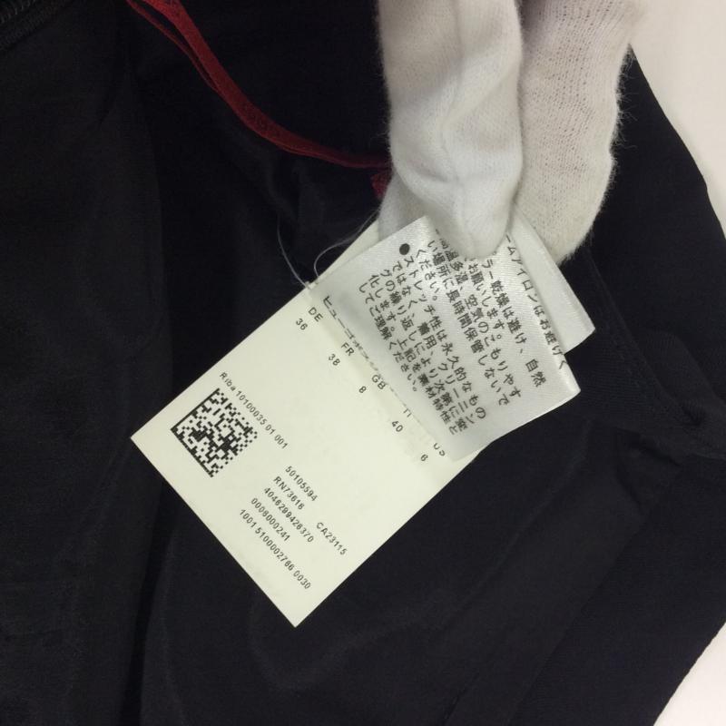 ヒューゴボス HUGO BOSS スカート ひざ丈スカート 6 無地 黒 / ブラック /  レディース USED 古着 中古 10004235
