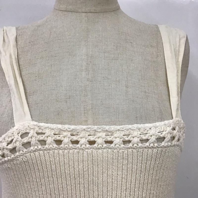ザラ ZARA キャミソール キャミソール ビスチェ S 無地 オフホワイト / オフホワイト / レディース USED 古着 中古 10114142