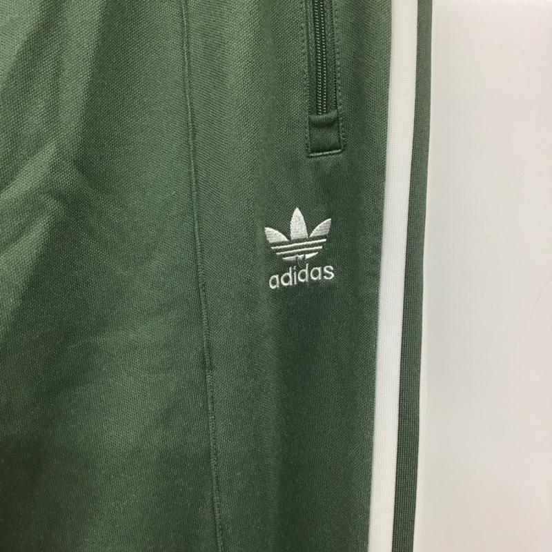 アディダス adidas パンツ ワークパンツ、ペインターパンツ dh5818 ベッケンバウアートラックパンツ スポーツウェア ジャージ S ロゴ、文字 カーキ / カーキ / メンズ USED 古着 中古 10132326