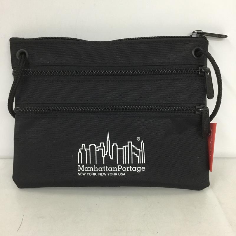 マンハッタンポーテージ Manhattan Portage ショルダーバッグ ショルダーバッグ サコッシュ ロゴ、文字 黒 / ブラック / メンズ USED 古着 中古 10134822