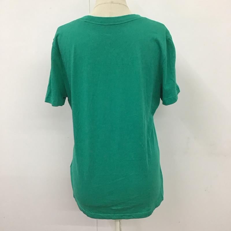 ナイキ NIKE Tシャツ 半袖 dr8988-370 NSWTEAMSSTシャツ 半袖カットソー プリントTシャツ クルーネックカットソー L ロゴ、文字 緑 / グリーン / レディース USED 古着 中古 10116308