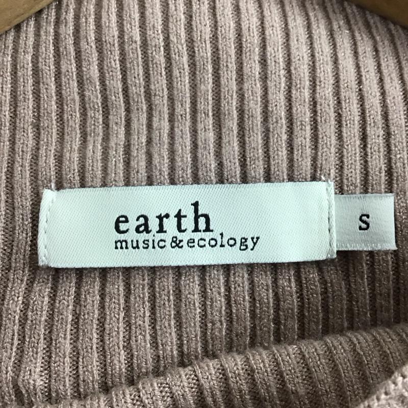 アースミュージックアンドエコロジー earth music&ecology ニット、セーター 長袖 1n34l2c0600 ハイネックラメニットプルオーバー 長袖ニット S 無地 マルチカラー / マルチカラー / レディース USED 古着 中古 10134099
