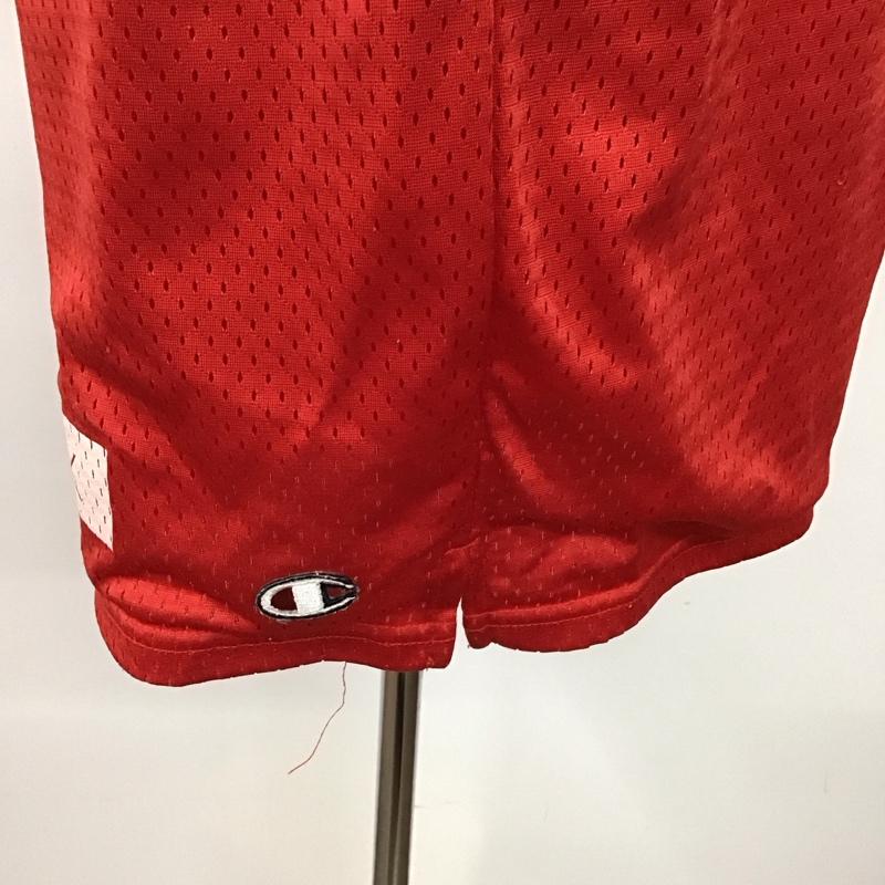 チャンピオン Champion パンツ ショートパンツ ショートパンツ ハーフパンツ カジュアルパンツ L 無地 赤 / レッド /  メンズ USED 古着 中古 10123548