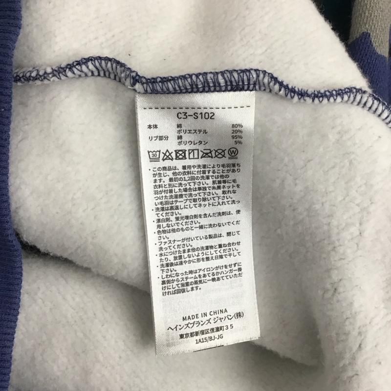 チャンピオン Champion パーカー 長袖 c3-s102 総柄プルパーカー 裏起毛 M カモフラージュ柄・迷彩 マルチカラー / マルチカラー /  メンズ USED 古着 中古 10124671