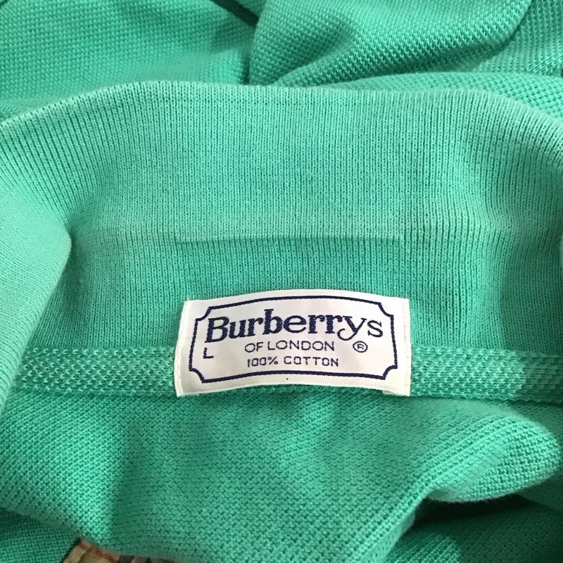 バーバリーズ BURBERRYS ワンピース ミニスカート ポロシャツ L 無地 緑 / グリーン / レディース USED 古着 中古 10126592