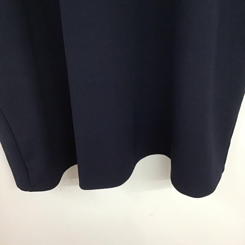 ザラベーシック ZARA BASIC ワンピース ひざ丈スカート S 無地 紺 / ネイビー / レディース USED 古着 中古 10136869