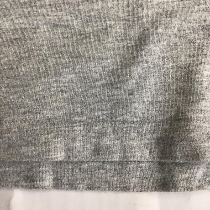 ラルフローレン RALPHLAUREN Tシャツ 半袖 半袖カットソー 無地Tシャツ Vネックカットソー S 無地 灰 / グレー / レディース USED 古着 中古 10118010