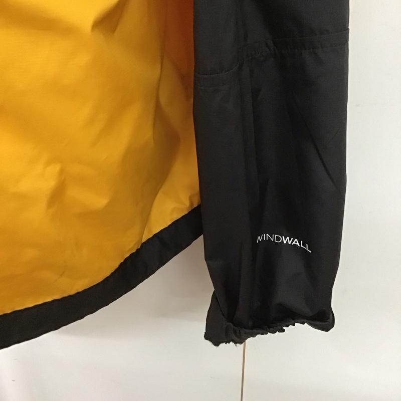 ザノースフェイス THE NORTH FACE ジャケット、上着 ジャケット、ブレザー nf0a4qz7 ジップアップジャケット ナイロンパーカー アウター XL ロゴ、文字 黒 / ブラック / X 黄 / イエロー /  メンズ USED 古着 中古 10125548