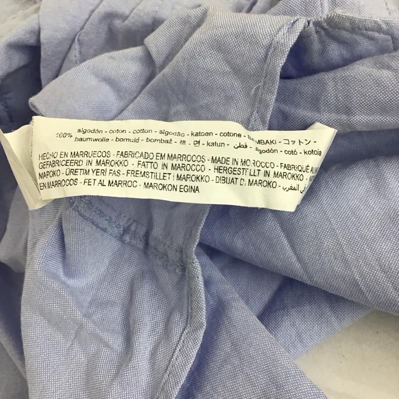 ザラ ZARA シャツ、ブラウス 長袖 S 無地 水色 / ライトブルー / レディース USED 古着 中古 10130816