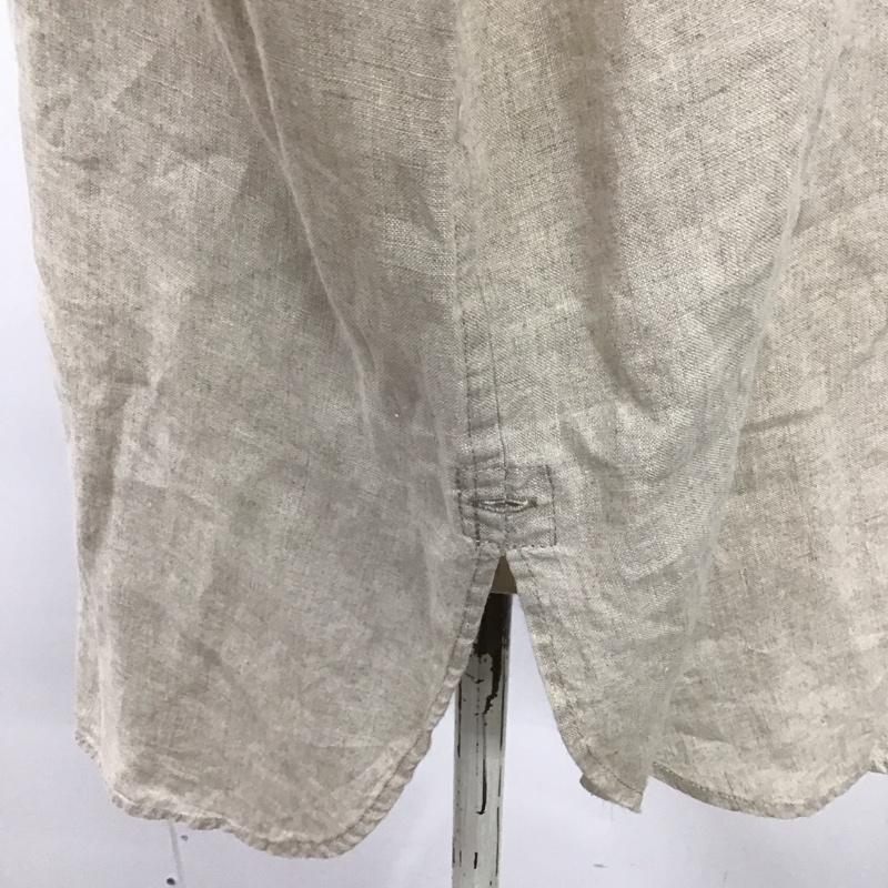 フリークスストア FREAK S STORE シャツ、ブラウス 長袖 201-3007 リネンシャツ FREE 無地 ベージュ / ベージュ / レディース USED 古着 中古 10116318