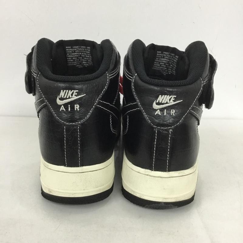 ナイキ NIKE スニーカー スニーカー DV1029-010 AIR FORCE 1 MID 07 LV8 26.5cm 26.5cm ロゴ、文字 黒 / ブラック / メンズ USED 古着 中古 10138631