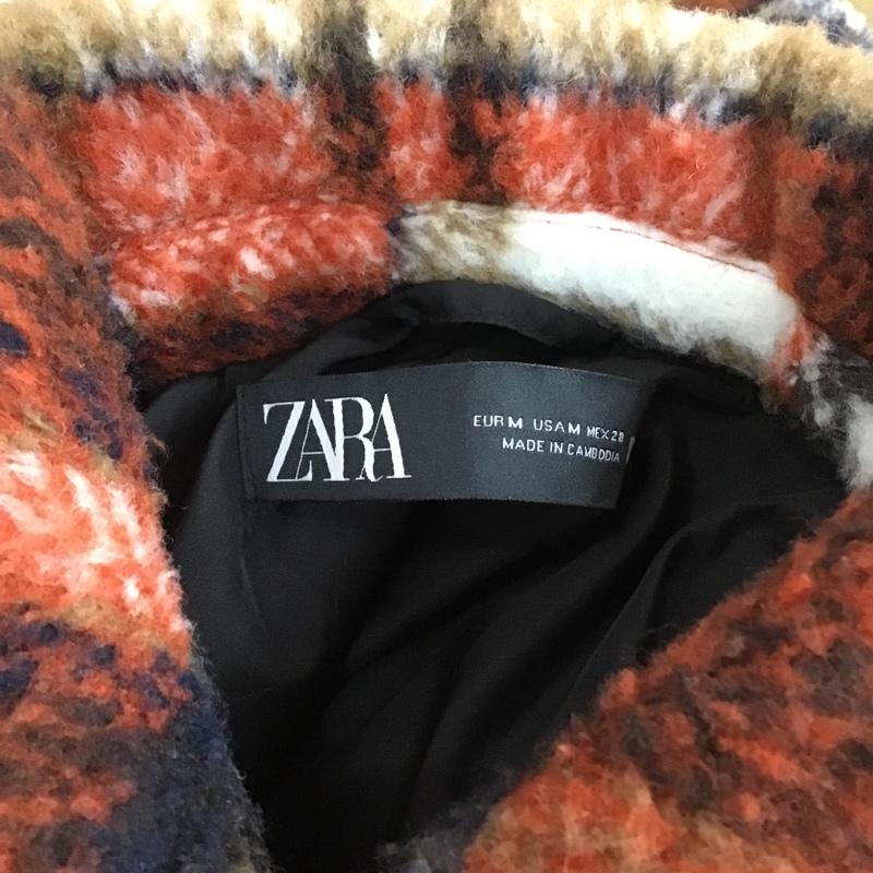 ザラ ZARA ジャケット、上着 ジャケット、ブレザー カラージャケット アウター チェックジャケット M チェック マルチカラー / マルチカラー / レディース USED 古着 中古 10105549