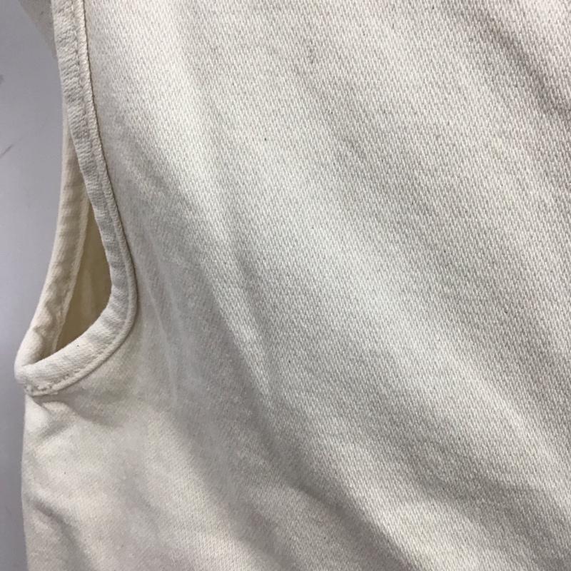 ゲス Guess ベスト ベスト 90s M 無地 オフホワイト / オフホワイト / メンズ USED 古着 中古 10121886