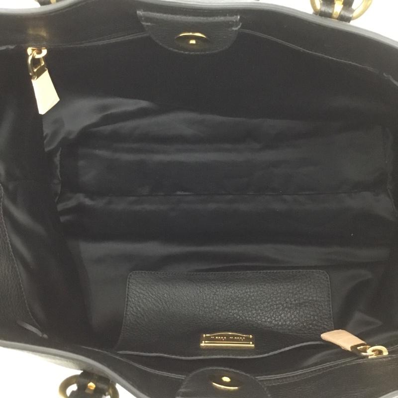ミュウミュウ miu miu トートバッグ トートバッグ 2way ショルダー ロゴ、文字 黒 / ブラック / レディース USED 古着 中古 10126462