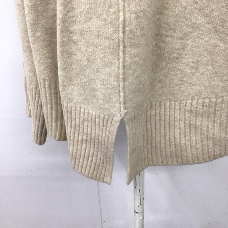 ローリーズファーム LOWRYS FARM ニット、セーター 長袖 FREE 無地 ベージュ / ベージュ / レディース USED 古着 中古 10122244