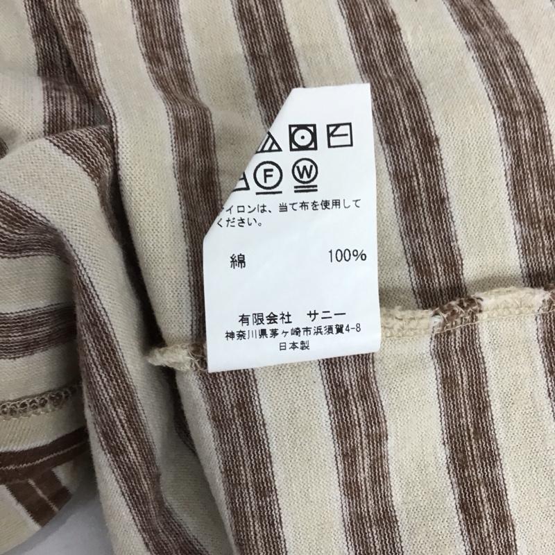 タウンクラフト TOWNCRAFT Tシャツ 半袖 半袖カットソー プリントTシャツ クルーネックカットソー L ボーダー柄 マルチカラー / マルチカラー / メンズ USED 古着 中古 10128674