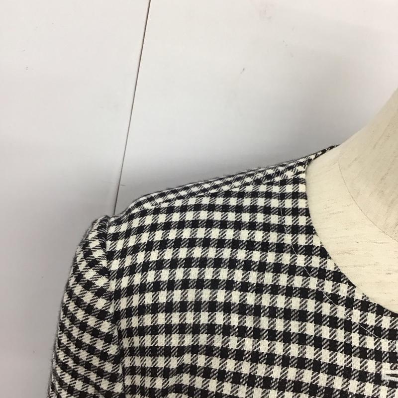 ジバンシィ GIVENCHY セットアップ セットアップ ノーカラージャケット ロングスカート チェック 白 / ホワイト / X 黒 / ブラック / レディース USED 古着 中古 10133432
