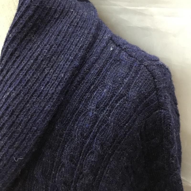 アーバンリサーチドアーズ URBAN RESEARCH DOORS ジャケット、上着 ジャケット、ブレザー dm13-m004knit 長袖ニットジャケット 前開きニットカーディガン カジュアルジャケット L 無地 紺 / ネイビー / メンズ USED 古着 中古 10113330