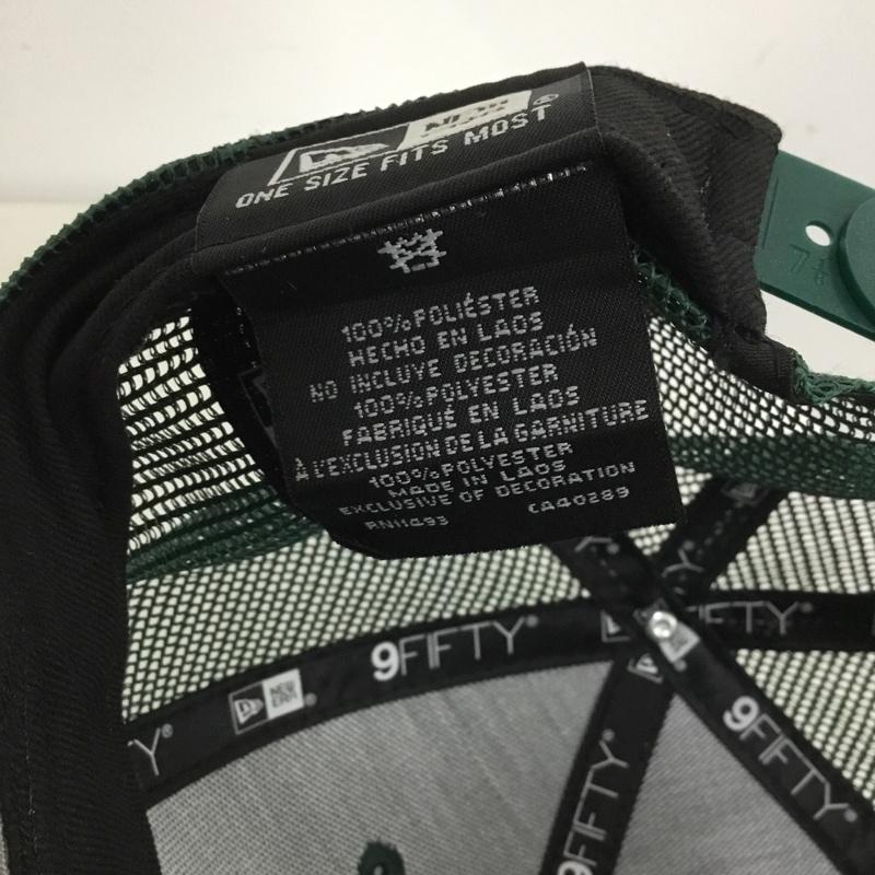 ニューエラ NEW ERA 帽子 キャップ オークランド アスレチックス メッシュキャップ ロゴ、文字 緑 / グリーン / メンズ USED 古着 中古 10141648
