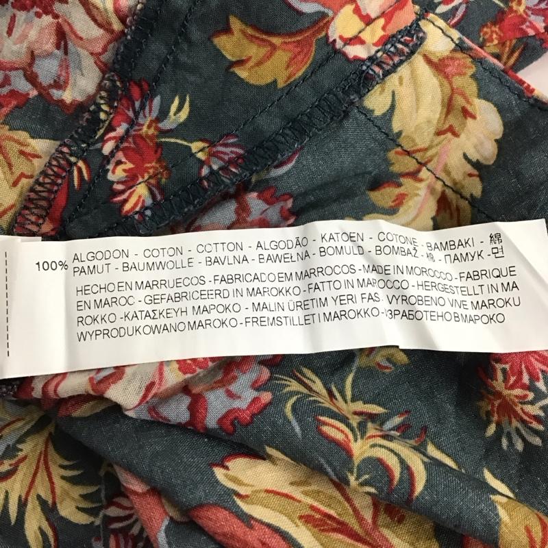 ザラ ZARA シャツ、ブラウス 長袖 L 総柄 マルチカラー / マルチカラー / レディース USED 古着 中古 10144249