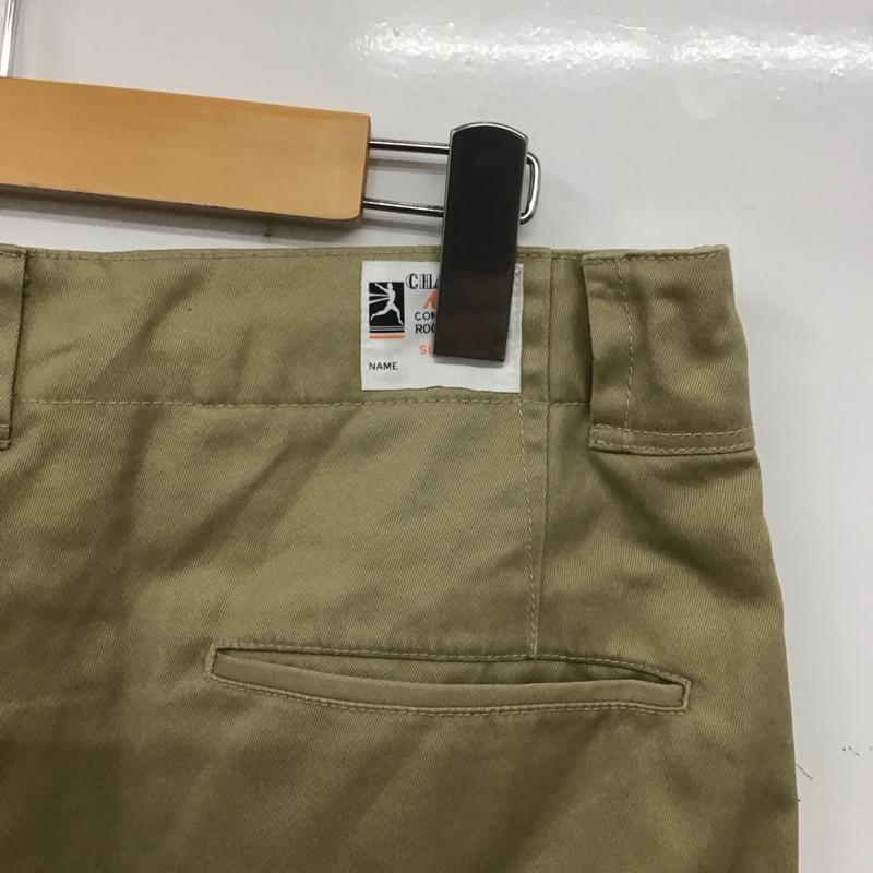 チャンピオン Champion パンツ チノパン c3-q220 チノパン ワイドパンツ ブロークンチノ アンクルパンツ 9分丈 L 無地 ベージュ / ベージュ / メンズ USED 古着 中古 10138426