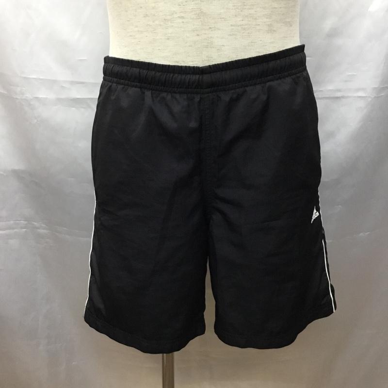 アディダス adidas パンツ ショートパンツ ショートパンツ ハーフパンツ カジュアルパンツ スポーツウェア S 無地 黒 / ブラック / メンズ USED 古着 中古 10108760