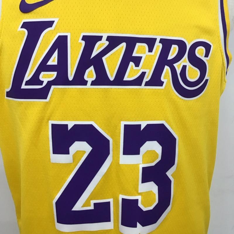 ナイキ NIKE タンクトップ タンクトップ CW3669-734 レブロン レイカーズ ノースリーブ M ロゴ、文字 黄 / イエロー / X 紫 / パープル / メンズ USED 古着 中古 10114031