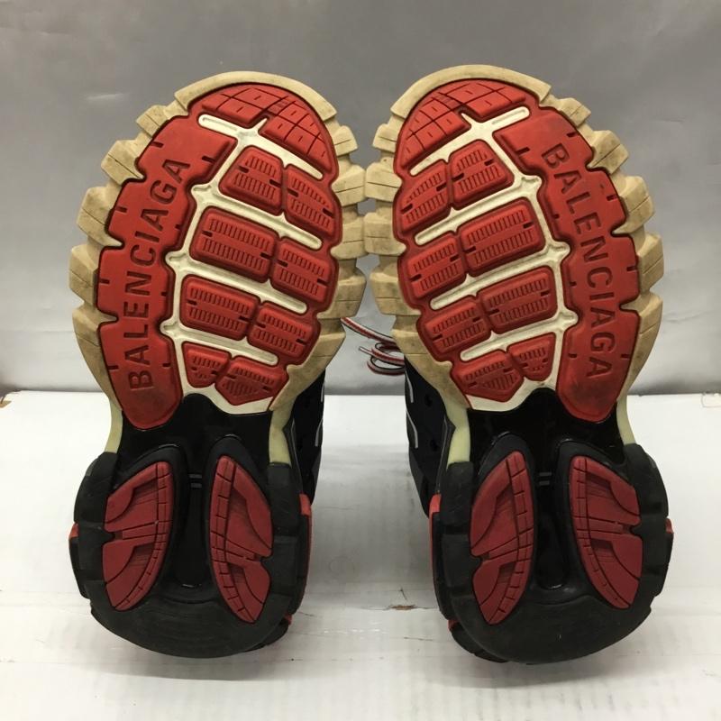 バレンシアガ BALENCIAGA スニーカー スニーカー 542023 トラックトレーナー 27cm 27.0cm ロゴ、文字 黒 / ブラック / X 灰 / グレー / X 赤 / レッド / メンズ USED 古着 中古 10106272