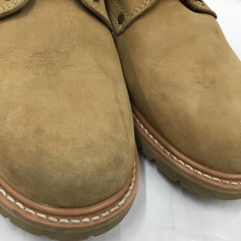 リーバイス Levi s ブーツ ショートブーツ LV623A ワークブーツ ローカット 8 1/2 箱有 ロゴ、文字 キャメル / キャメル / メンズ USED 古着 中古 10105730